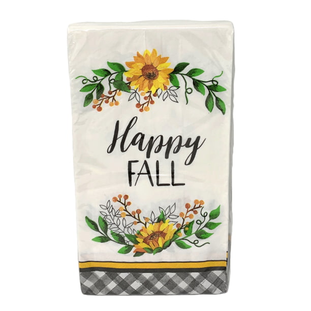 Paper Dinner Napkins Sunflowers Guest Towels Buffet Party 16 Count